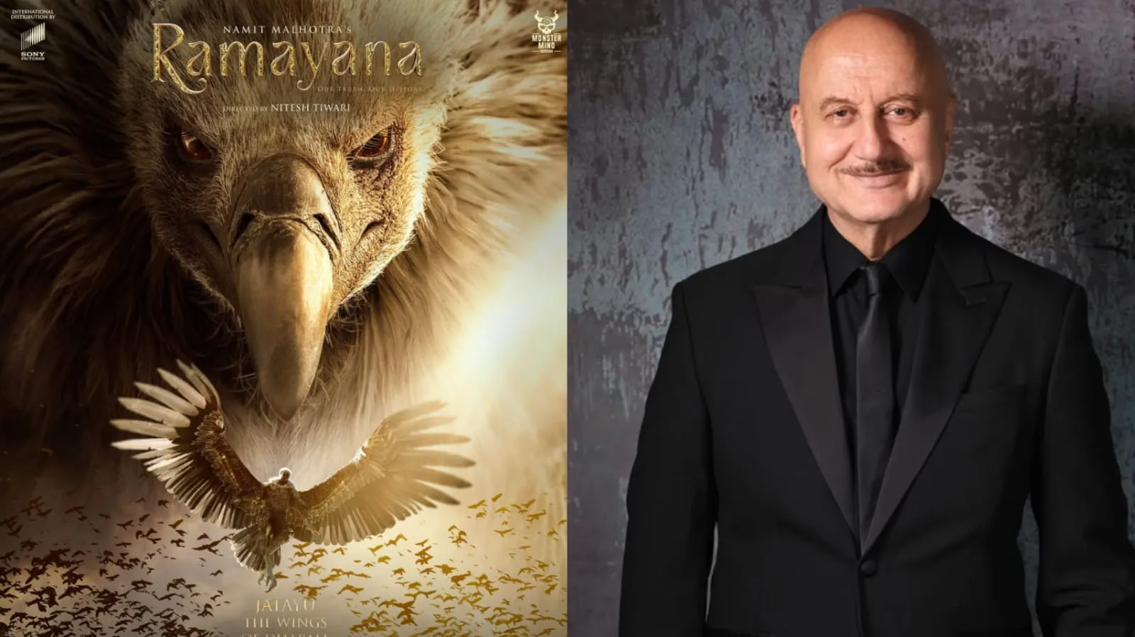 Ramayana Unveils Jatayu Poster: Anupam Kher Lends His Voice to ‘The Wings of Dharma’